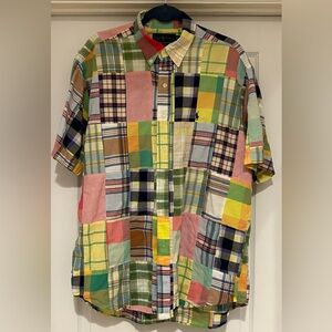 Vintage? Ralph Lauren “Blake” Madras Patchwork Shirt